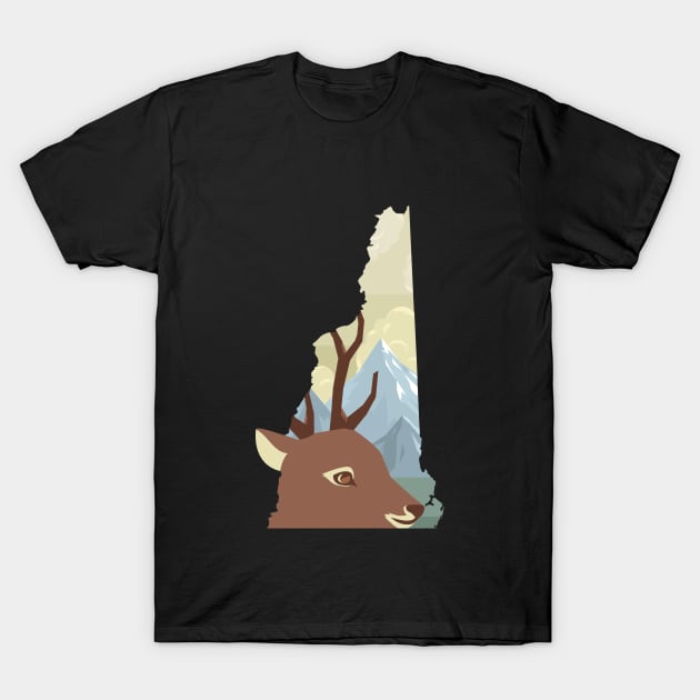 New Hampshire T-Shirt by keeplooping
